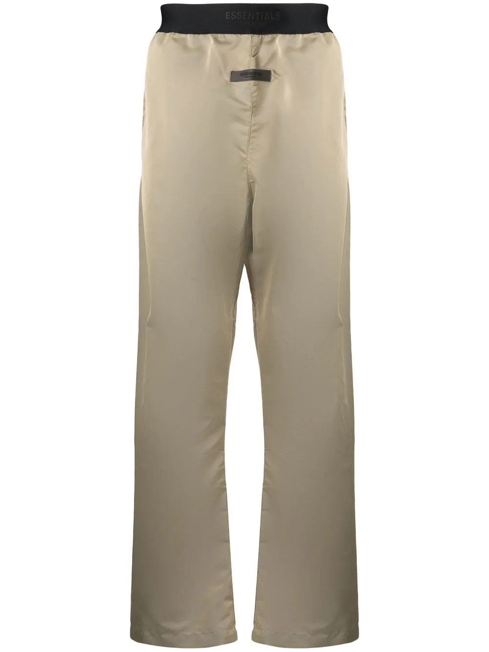 contrast-waist technical track pants - 1