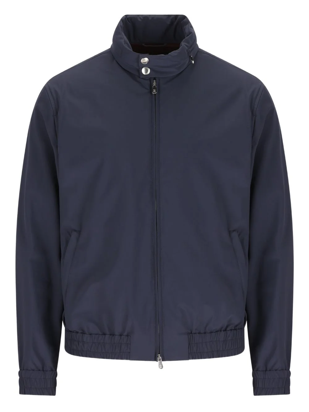 high-collar zip-up bomber jacket - 1