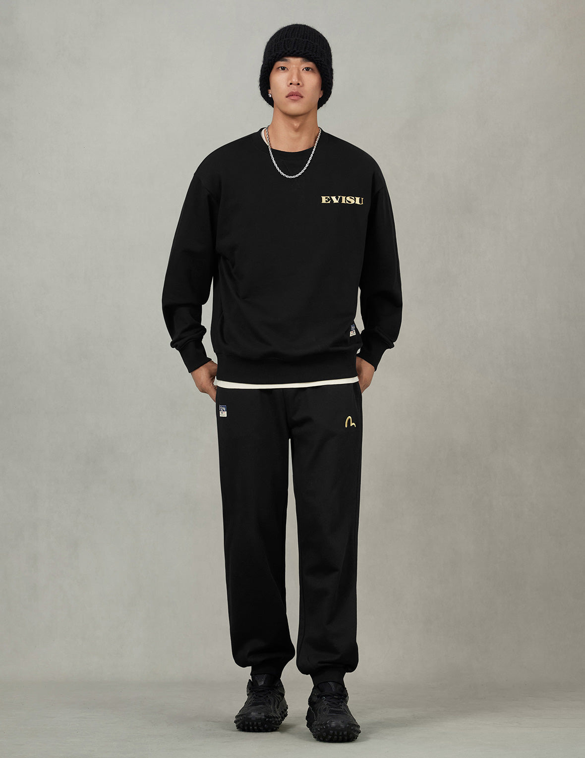 Seagull Brocade Appliqué Relax Fit Sweatshirt - 5