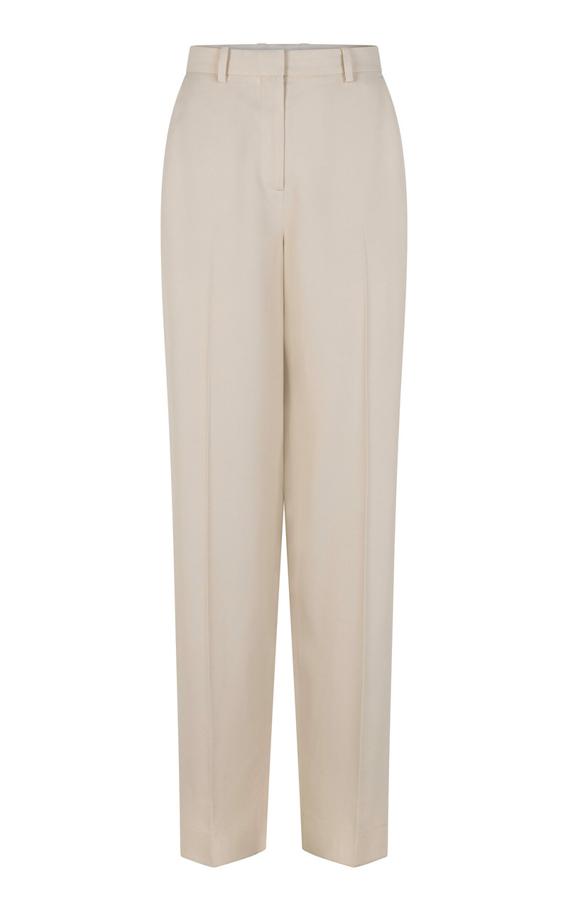 Carolyn Twill Tapered Trousers ivory 1