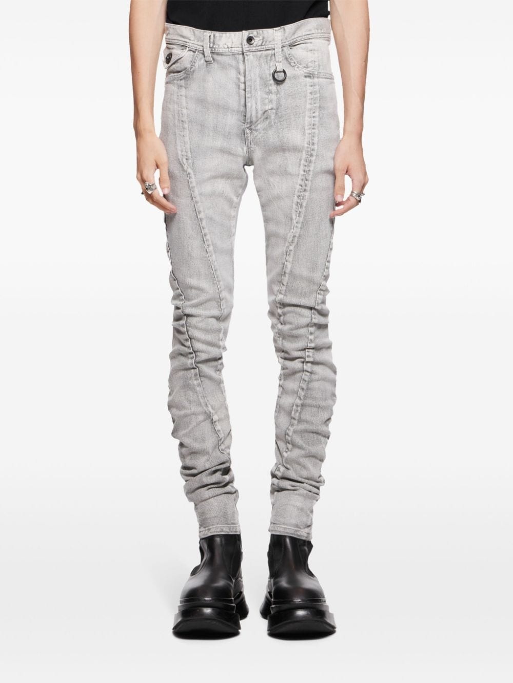 tapered jeans - 2