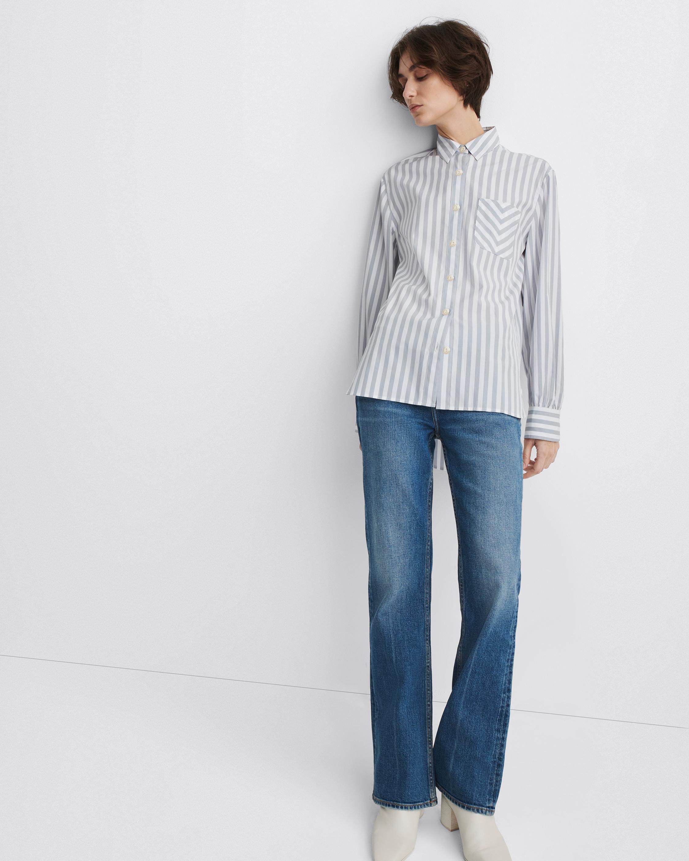 Maxine Cotton Poplin Shirt
Classic Fit Button Down - 6