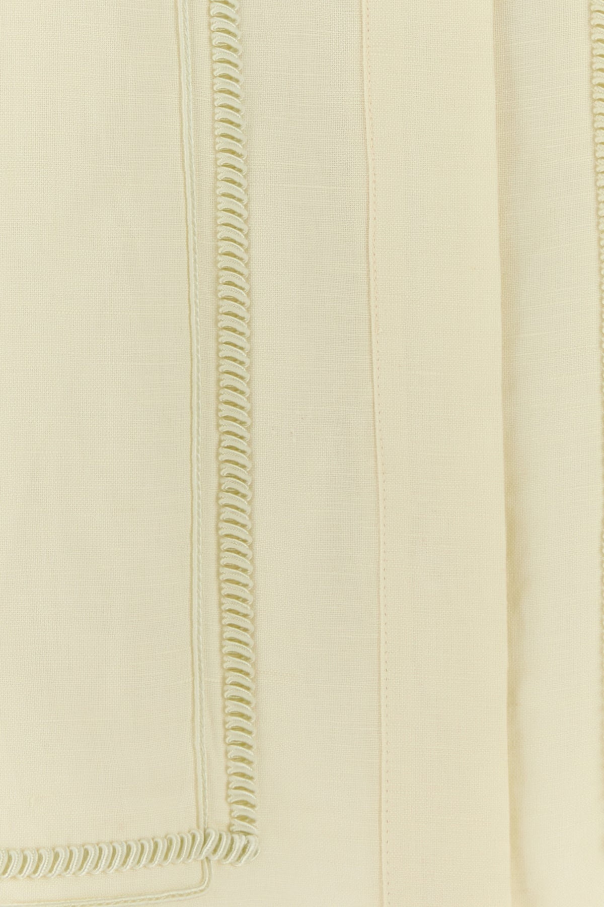 Cream linen blend Fortuna shirt - 3