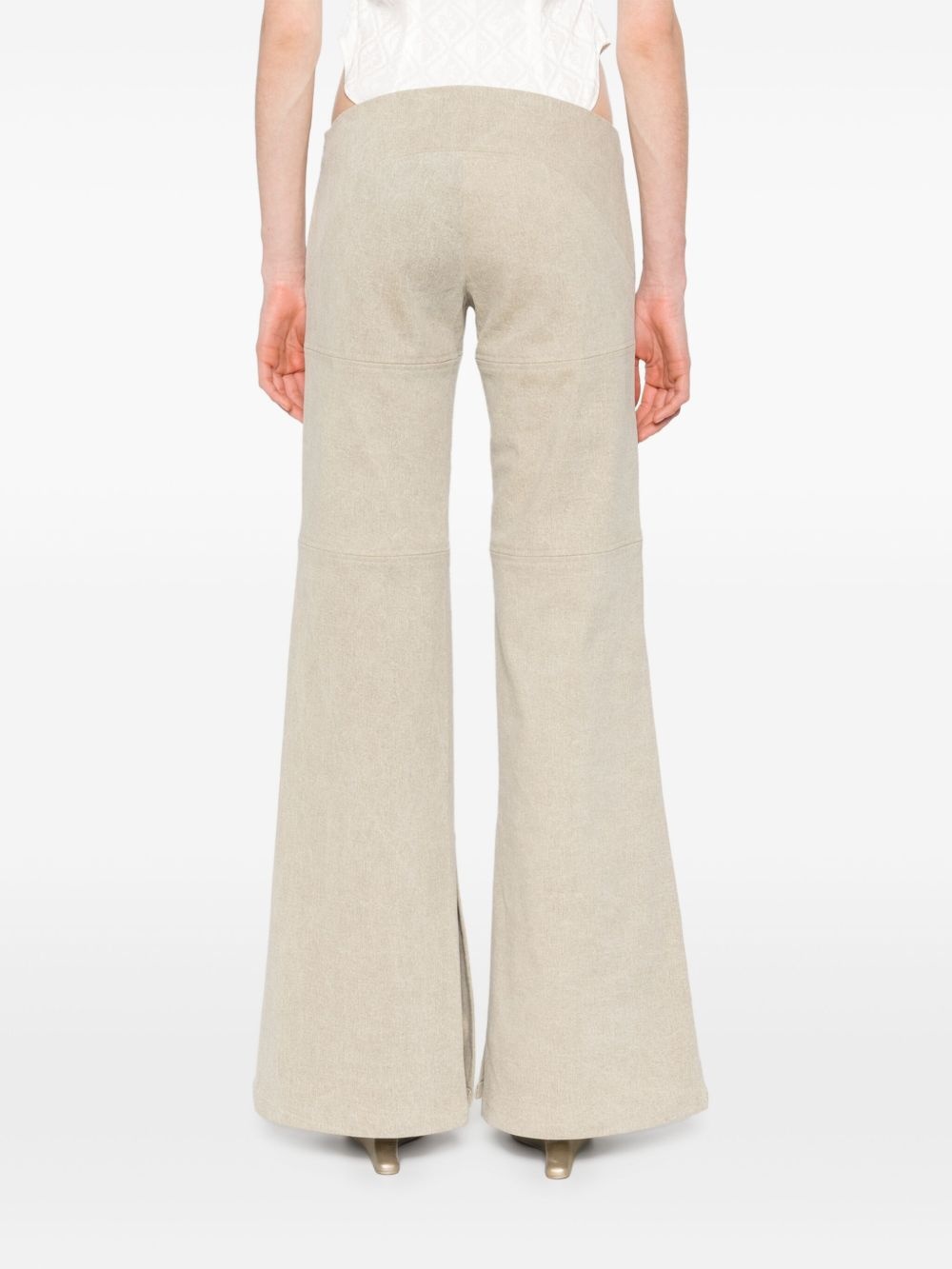 low-rise slim trousers - 4