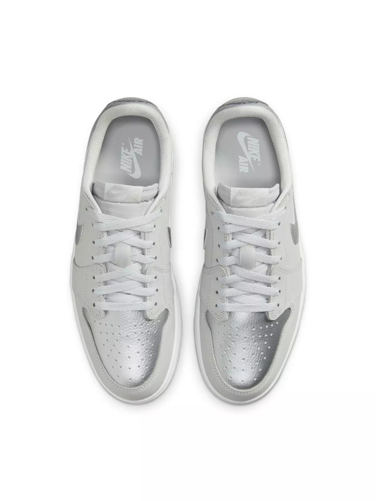 1 Retro Low OG "Metallic Silver" Men's Shoe - 11