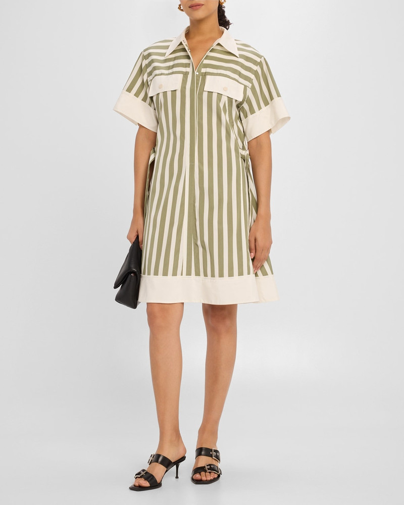 3.1 Phillip Lim Stripe Short-Sleeve Shirt Dress outlook