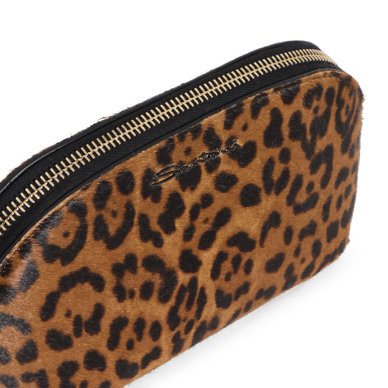 Animal-print cavallino pouch 5