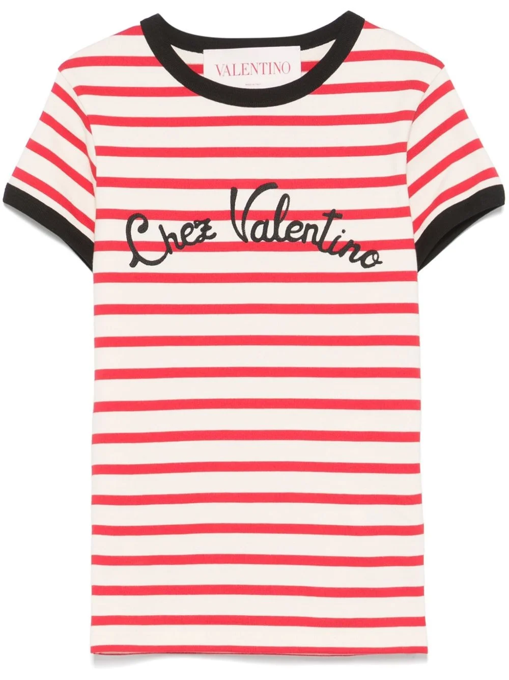 striped T-shirt - 1