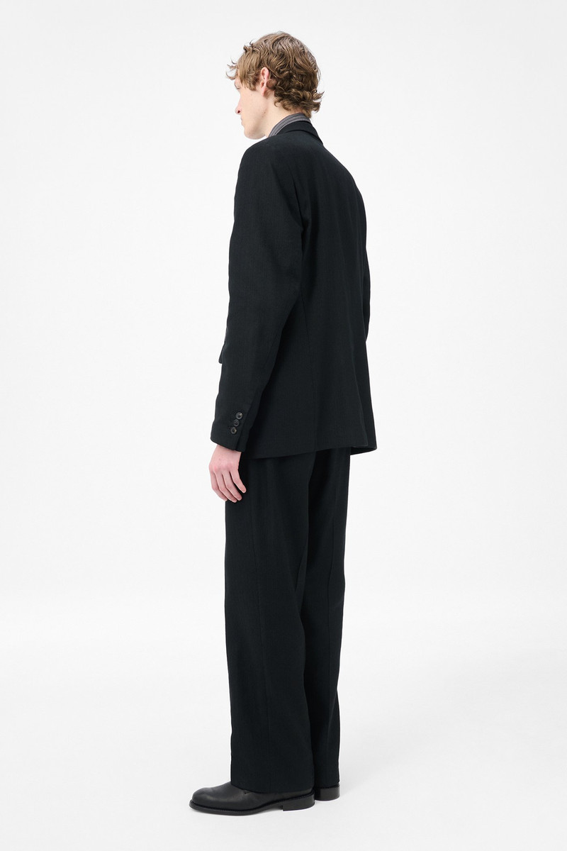 Ceremony Blazer Coal Black Link Stripe Weave 6