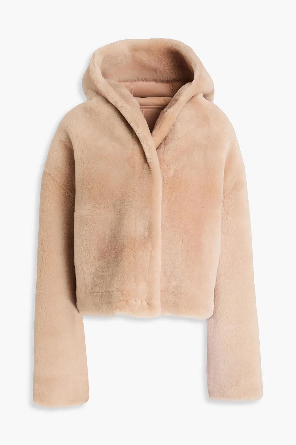Shearling hooded jacket - 1