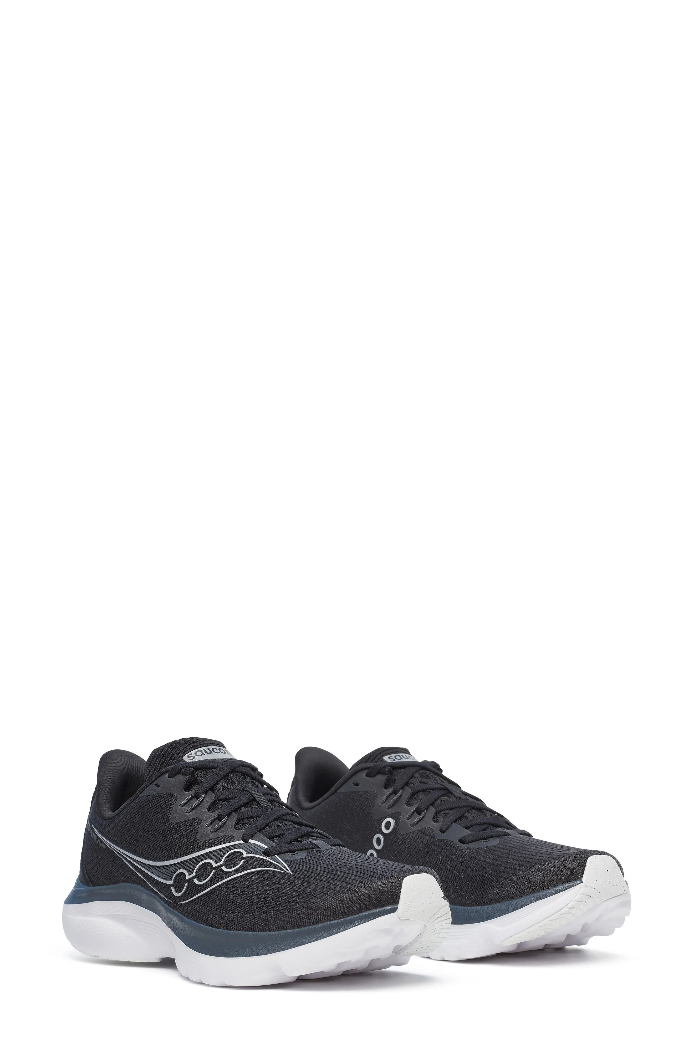 Saucony Kinvara Running Shoe in Black/White at Nordstrom - 1