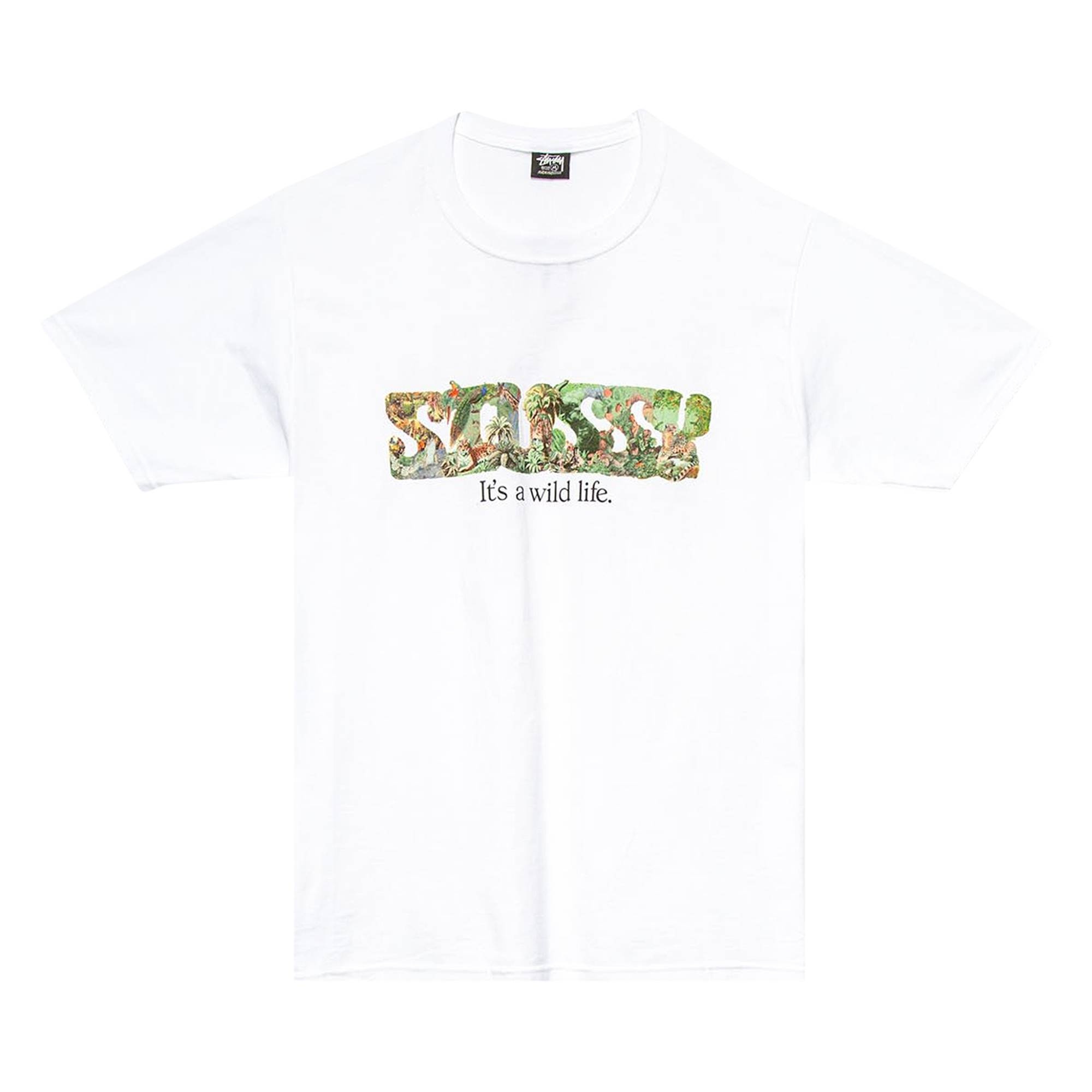 Stussy It's A Wild Life Tee 'White' - 1