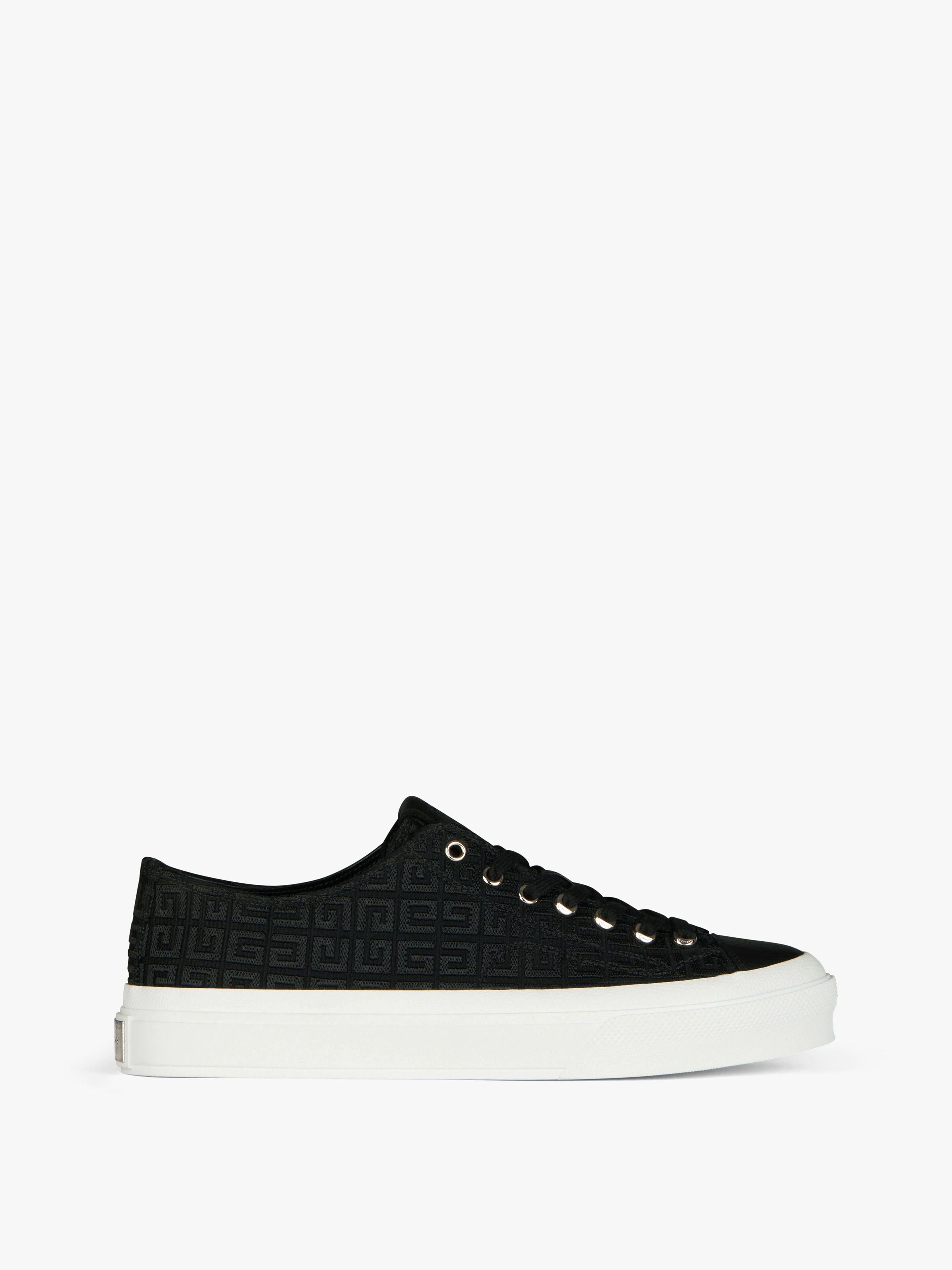 CITY SNEAKERS IN 4G EMBROIDERED CANVAS - 1