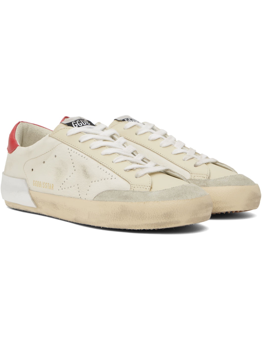 White Super-Star Skate Sneakers - 4