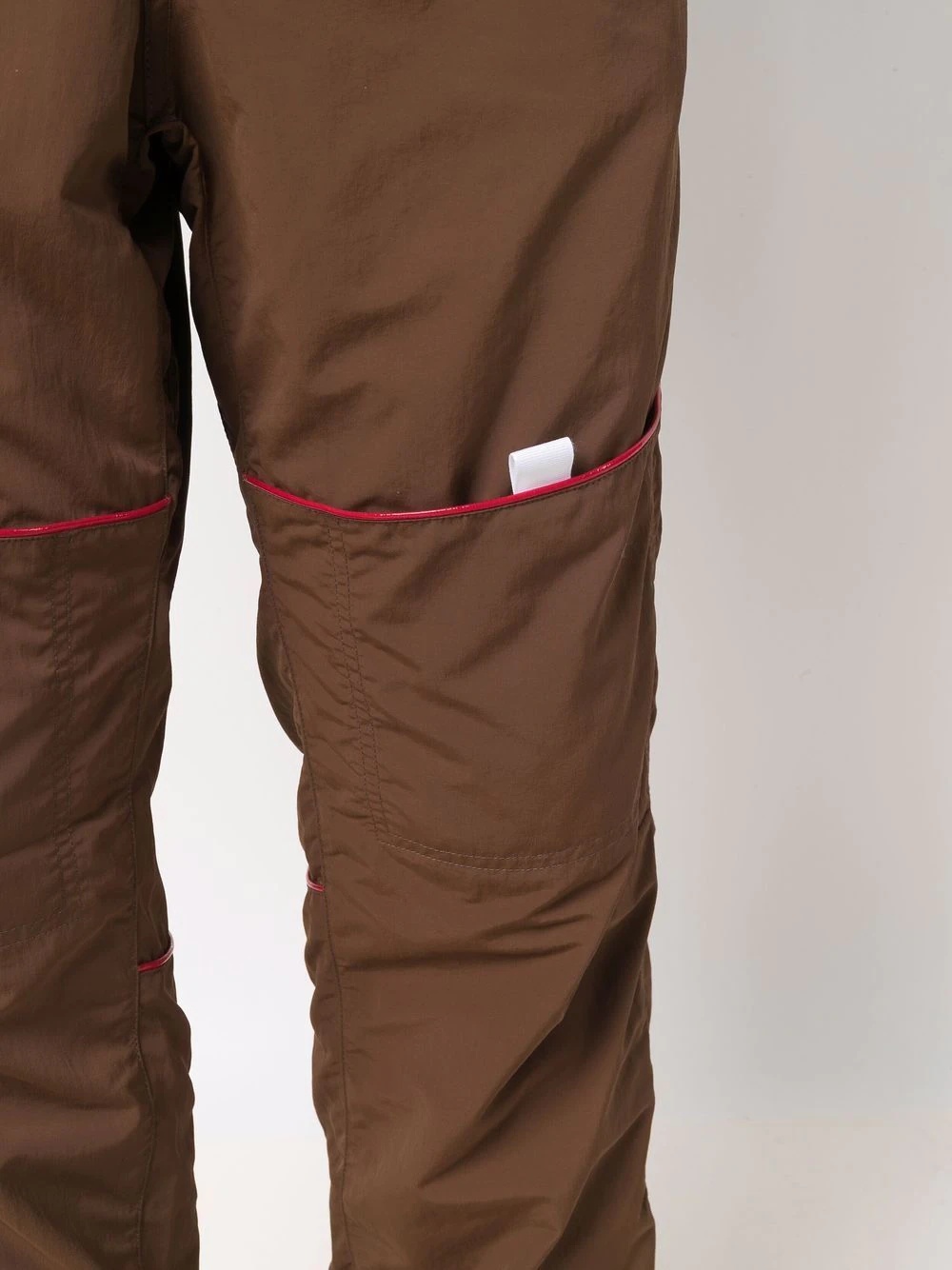 multiple-pocket pull-tab detail trousers - 5