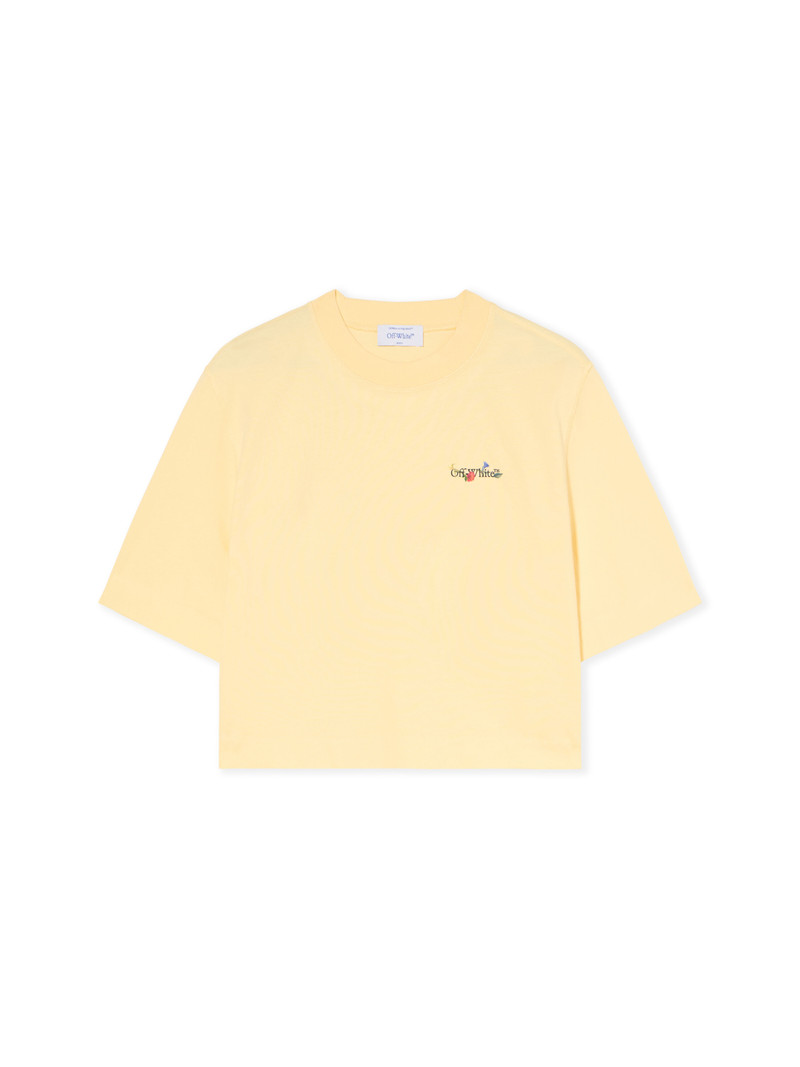 Arrow Glass Flower Crop Logo Tee 1