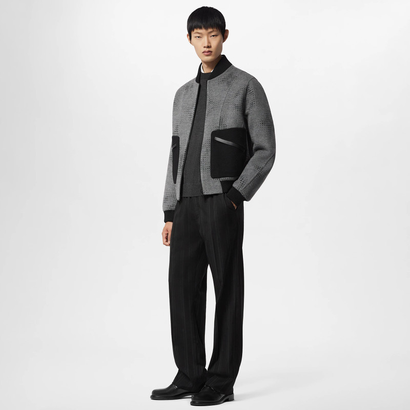 Louis Vuitton Reversible Double Face Wool-Silk Blend Bomber outlook