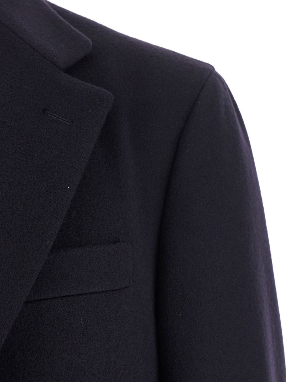 single-breasted wool coat - 3