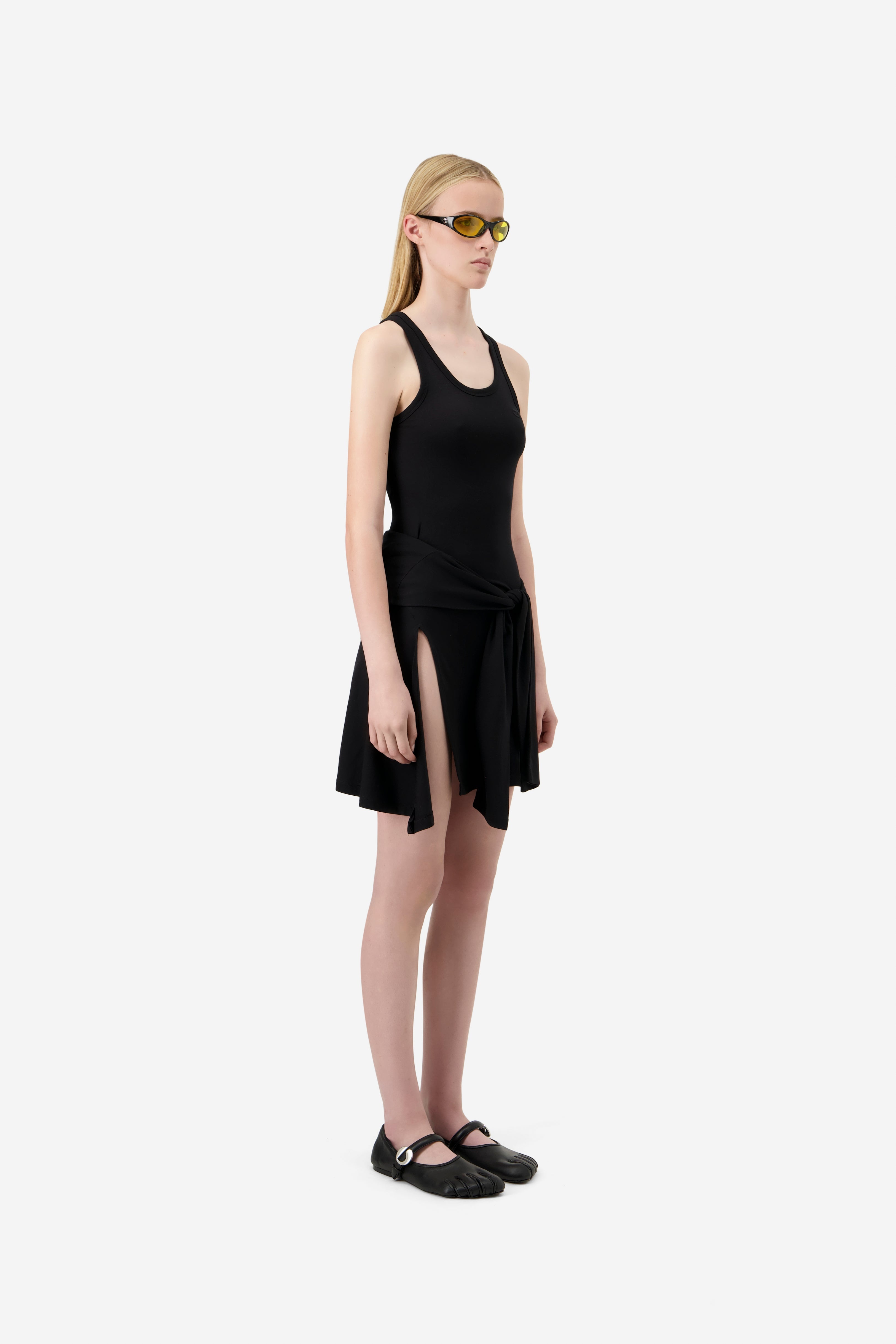 Knotted Jersey Dress - 4
