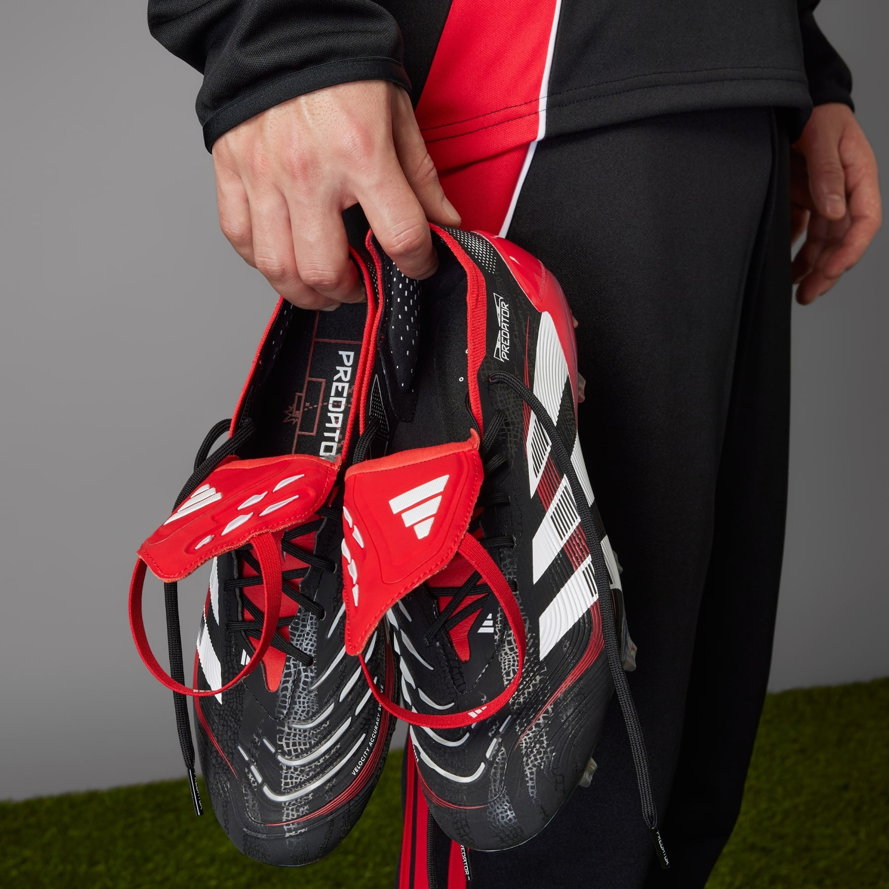 adidas Predator Elite Fold-Over Tongue Firm Ground BWR Cleats | REVERSIBLE