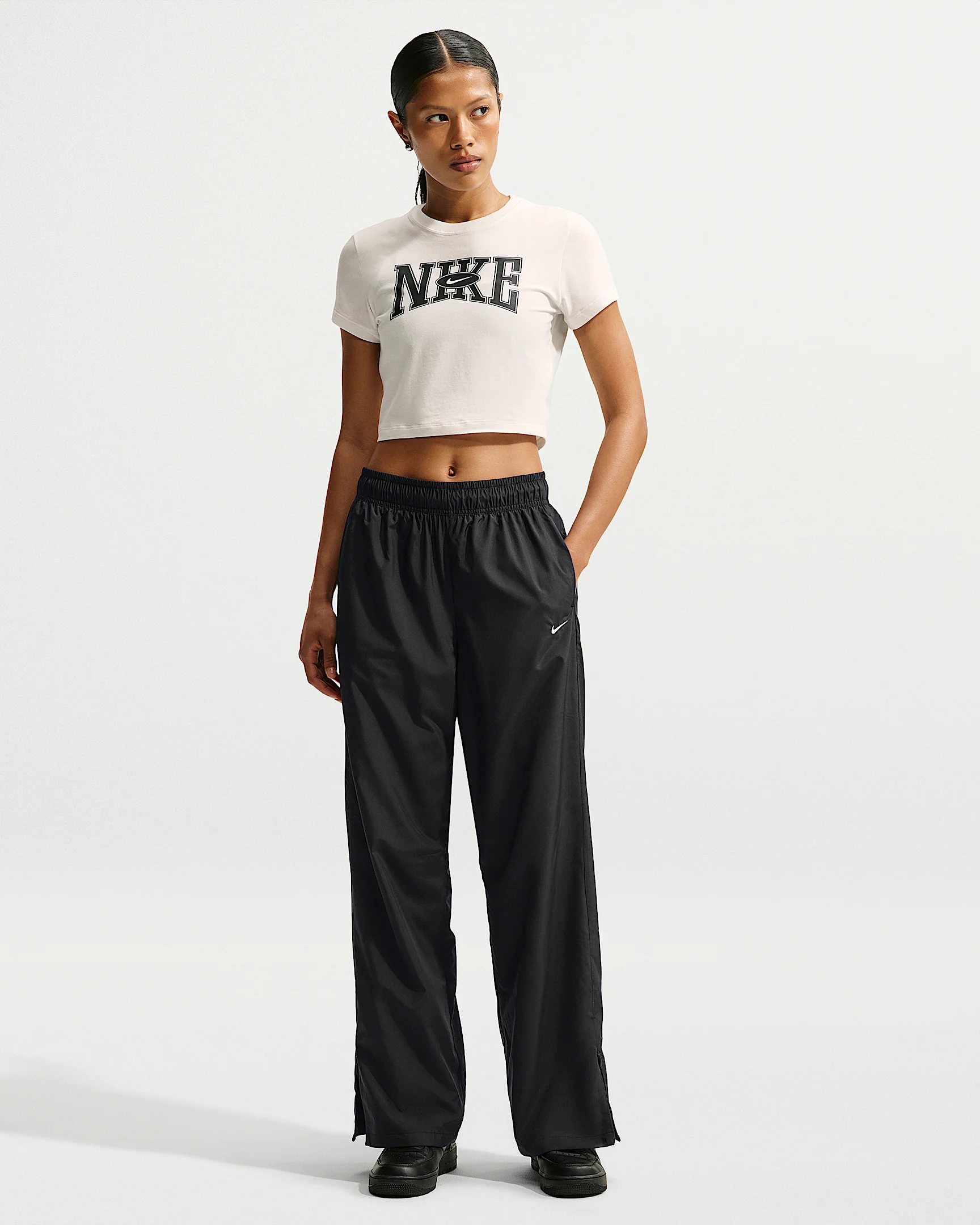 Nike Sportswear Classic Women's Mid-Rise Open-Hem Pants - 1