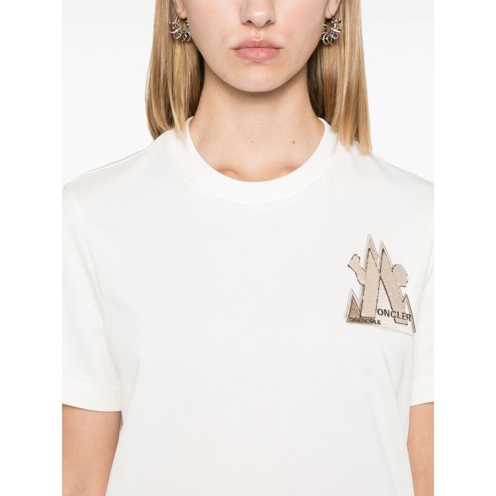 Moncler Grenoble Mountain Logo T-Shirt | REVERSIBLE