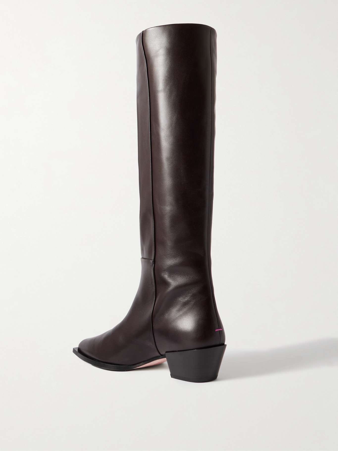 Arla leather knee boots Brown - 3