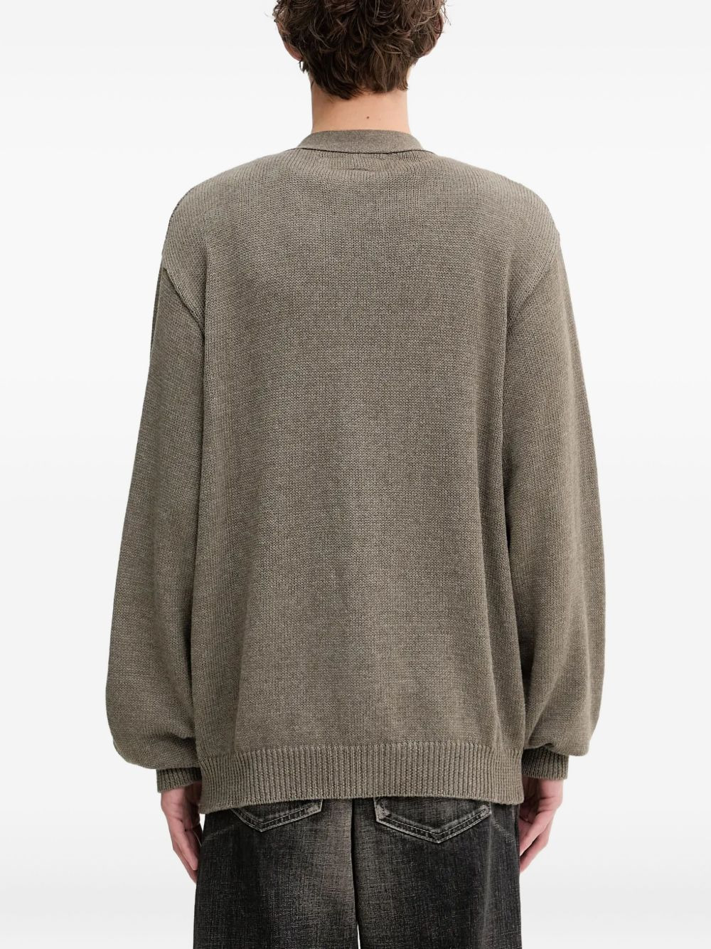 button-front cardigan - 4