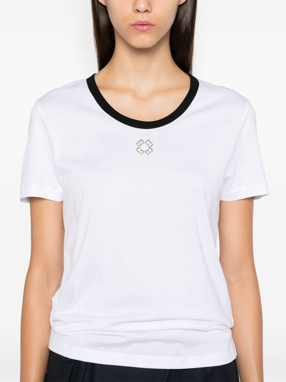 crystal-embellished 4g T-shirt - 5