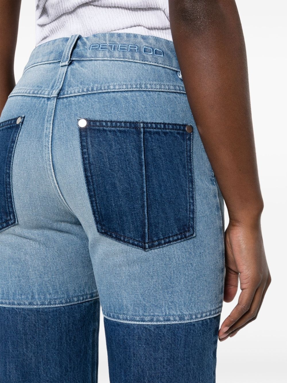 パンツ PETER DO COMBO DENIM PETER DO Combo straight-leg jeans | REVERSIBLE