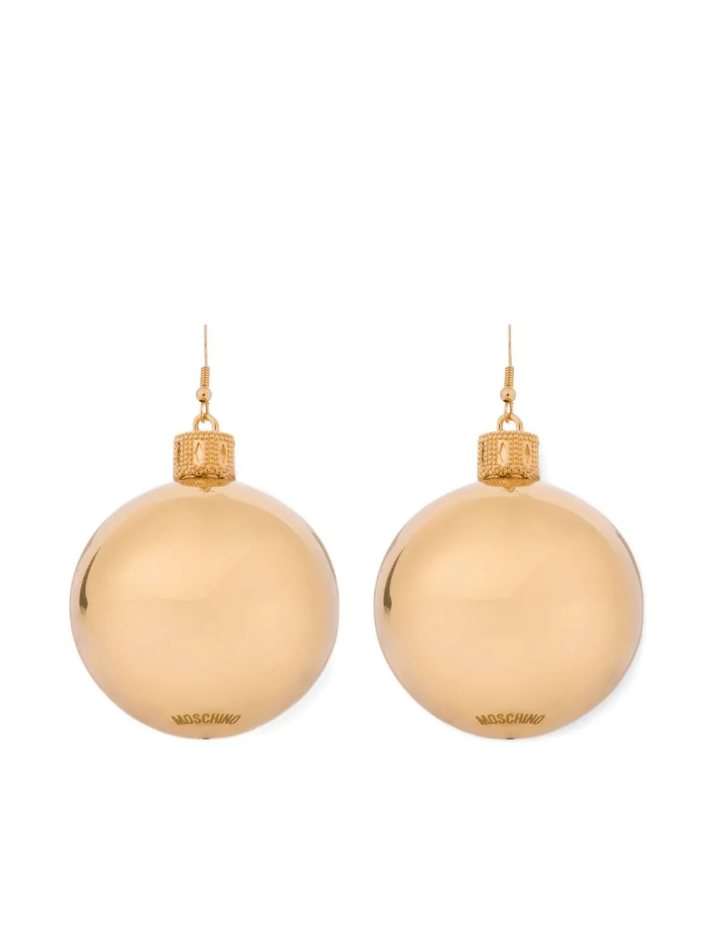 sphere-shape drop earrings - 1