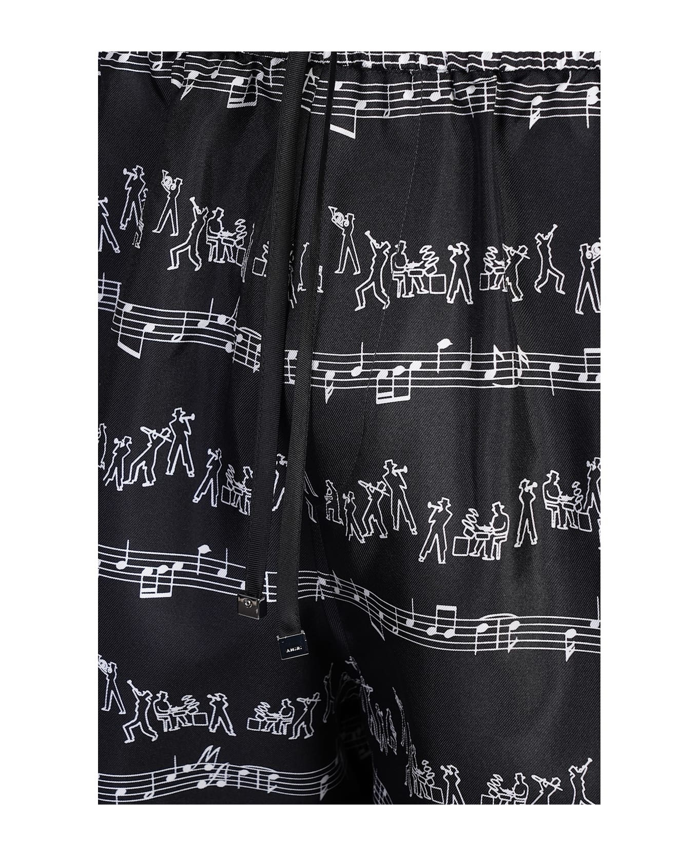 Shorts In Black Silk - 5