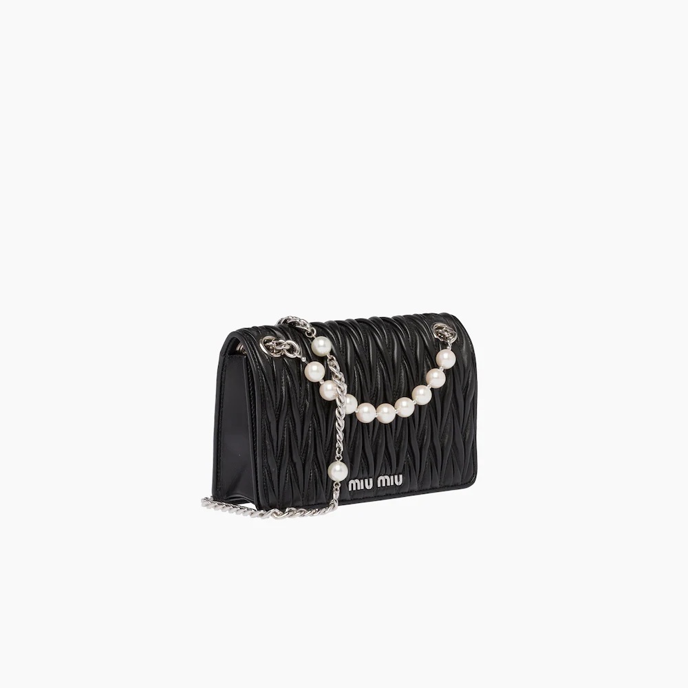 Matelassé nappa leather shoulder bag - 2