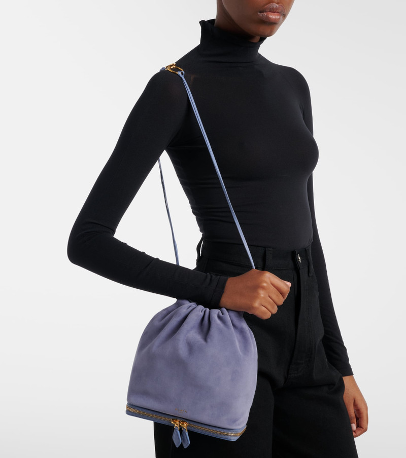 Alaïa Le Pochon suede bucket bag outlook