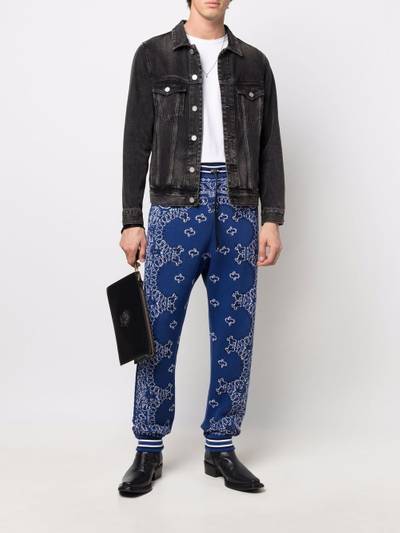 AMIRI bandana-print track trousers outlook