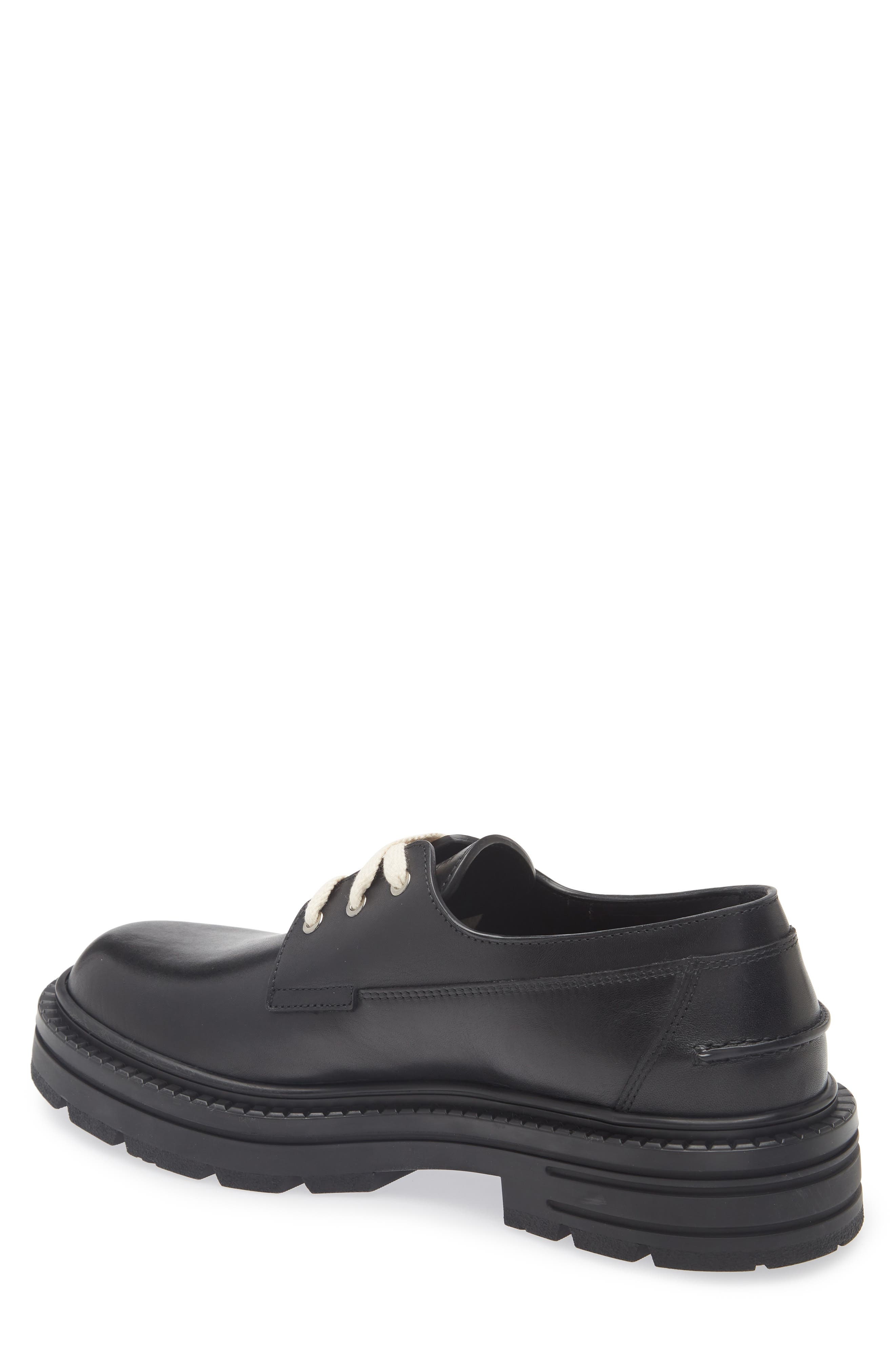 Versace Adriano Derby in Black-Ruthenium at Nordstrom - 2