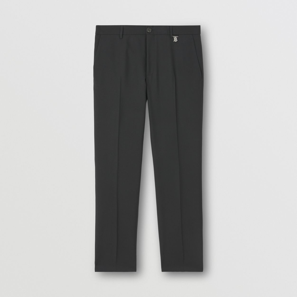 Monogram Motif Wool Tailored Trousers - 1