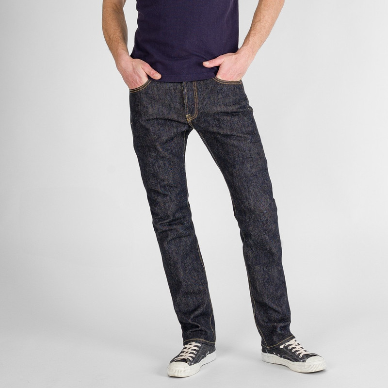 Iron Heart IH-555-SST 21oz Shinayaka Selvedge Denim Super Slim Cut Jeans - Indigo outlook