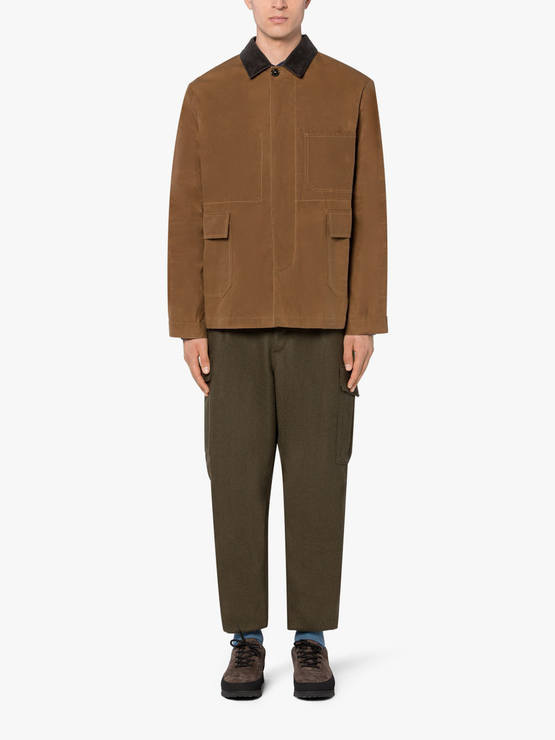 Mackintosh DRIZZLE BROWN WAXED COTTON CHORE JACKET outlook