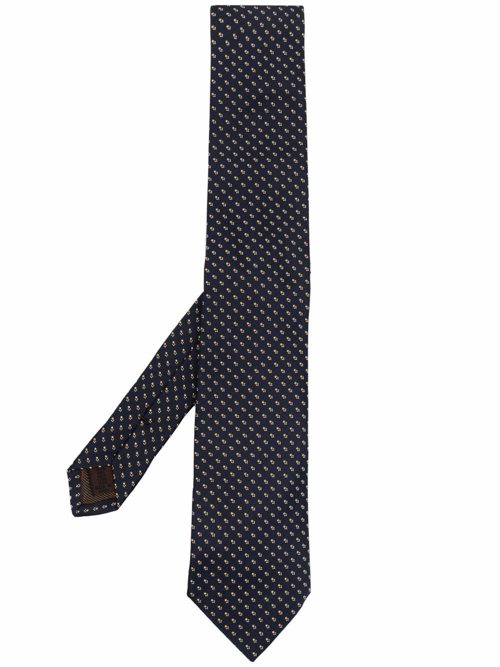 dotted print necktie - 1