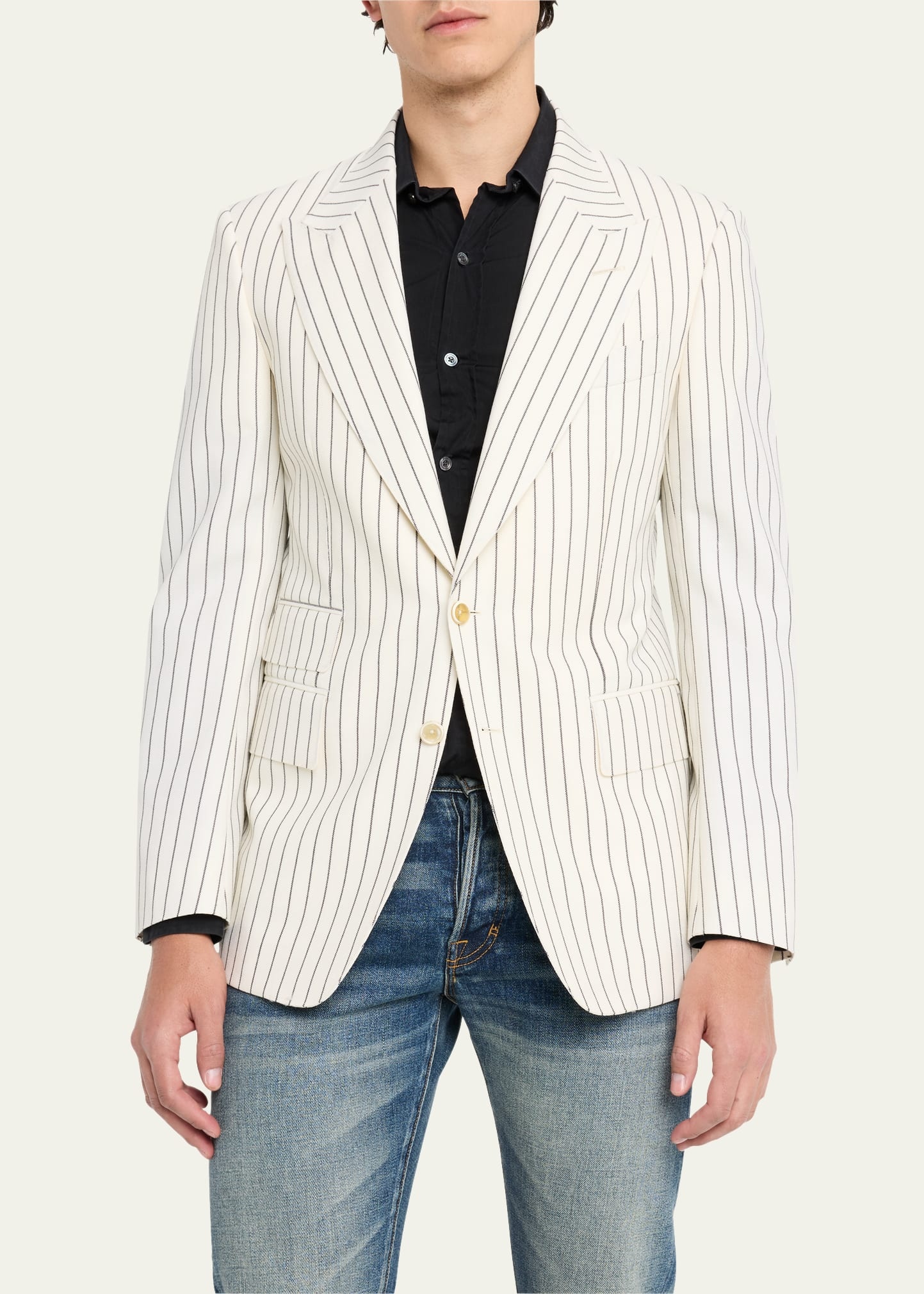 Men's Shelton Pinstripe Sport Coat - 4