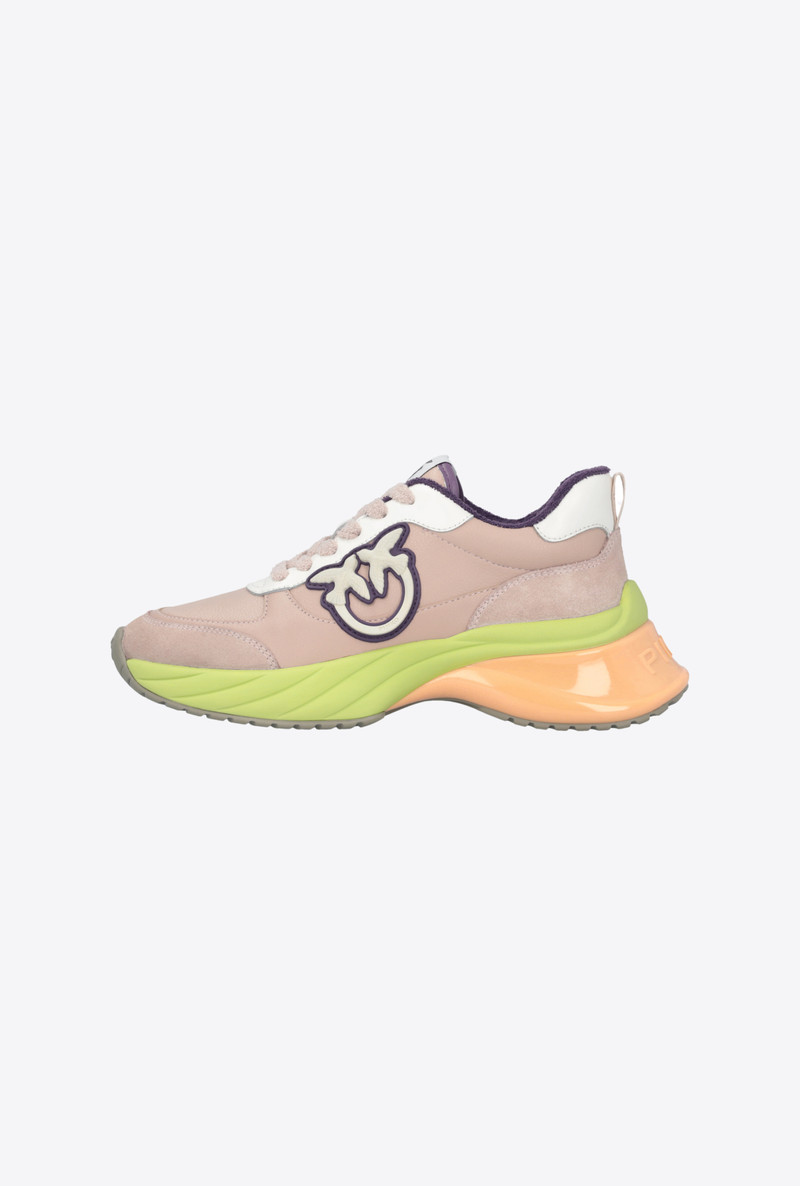 PINKO MULTICOLOURED ARIEL SNEAKERS WITH SUEDE DETAILS outlook