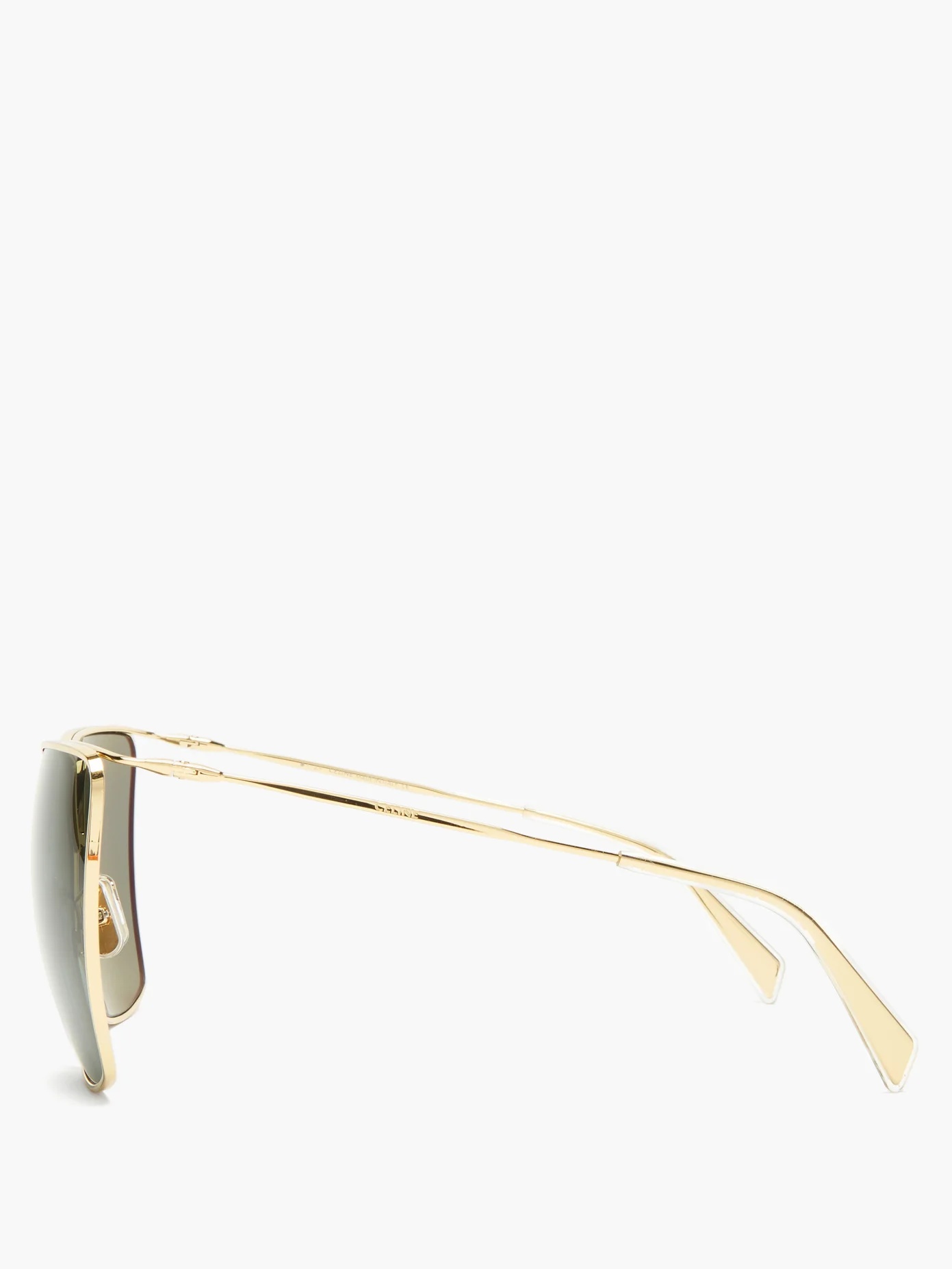 Butterfly square metal sunglasses - 4