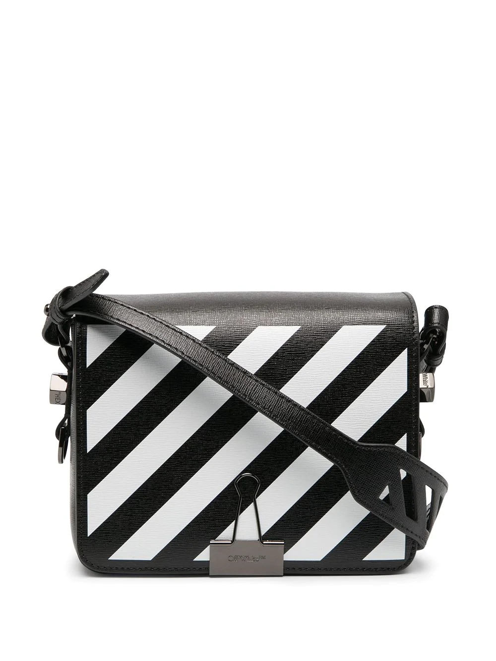 Diag-stripe shoulder bag - 7