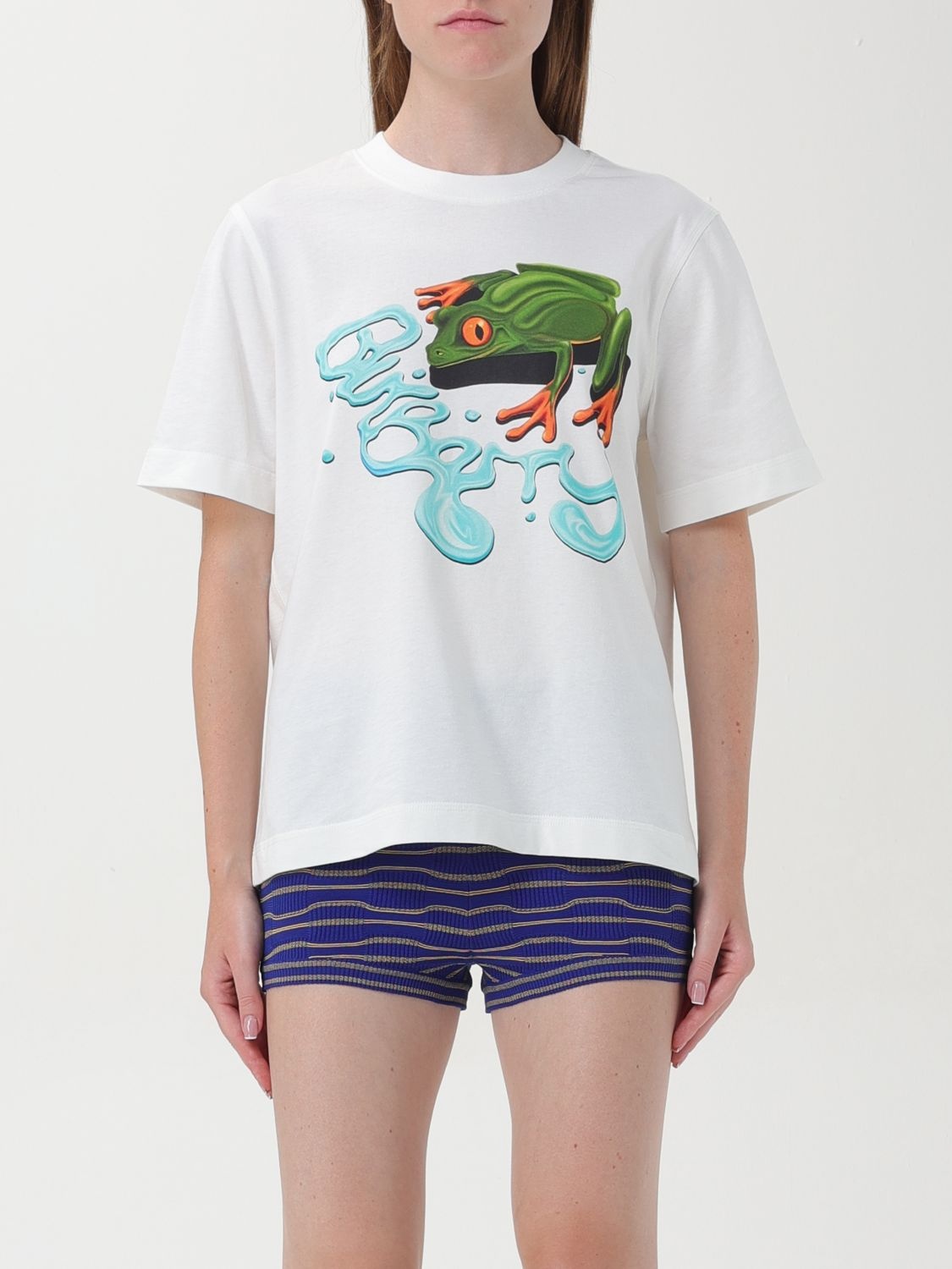 Burberry Burberry women's t-shirt giglio REVERSIBLE