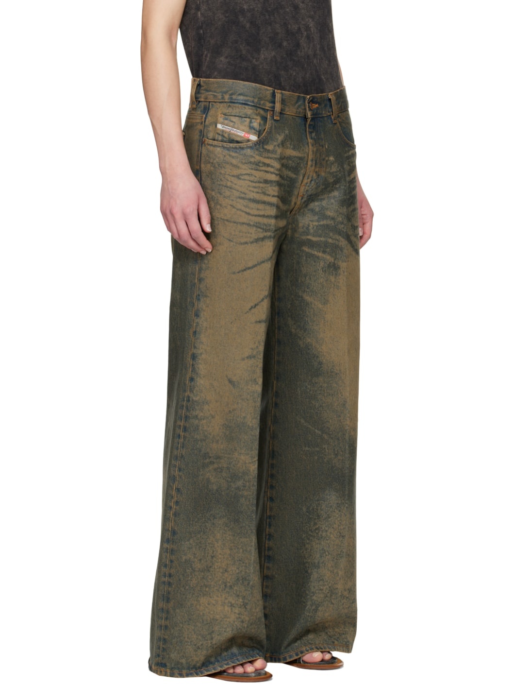 SSENSE Exclusive Brown Jeans - 4
