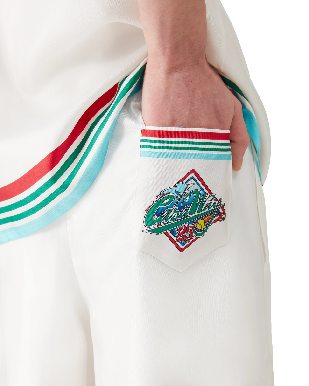 Casa Way World Series Silk Shorts | Casablanca Paris - 4