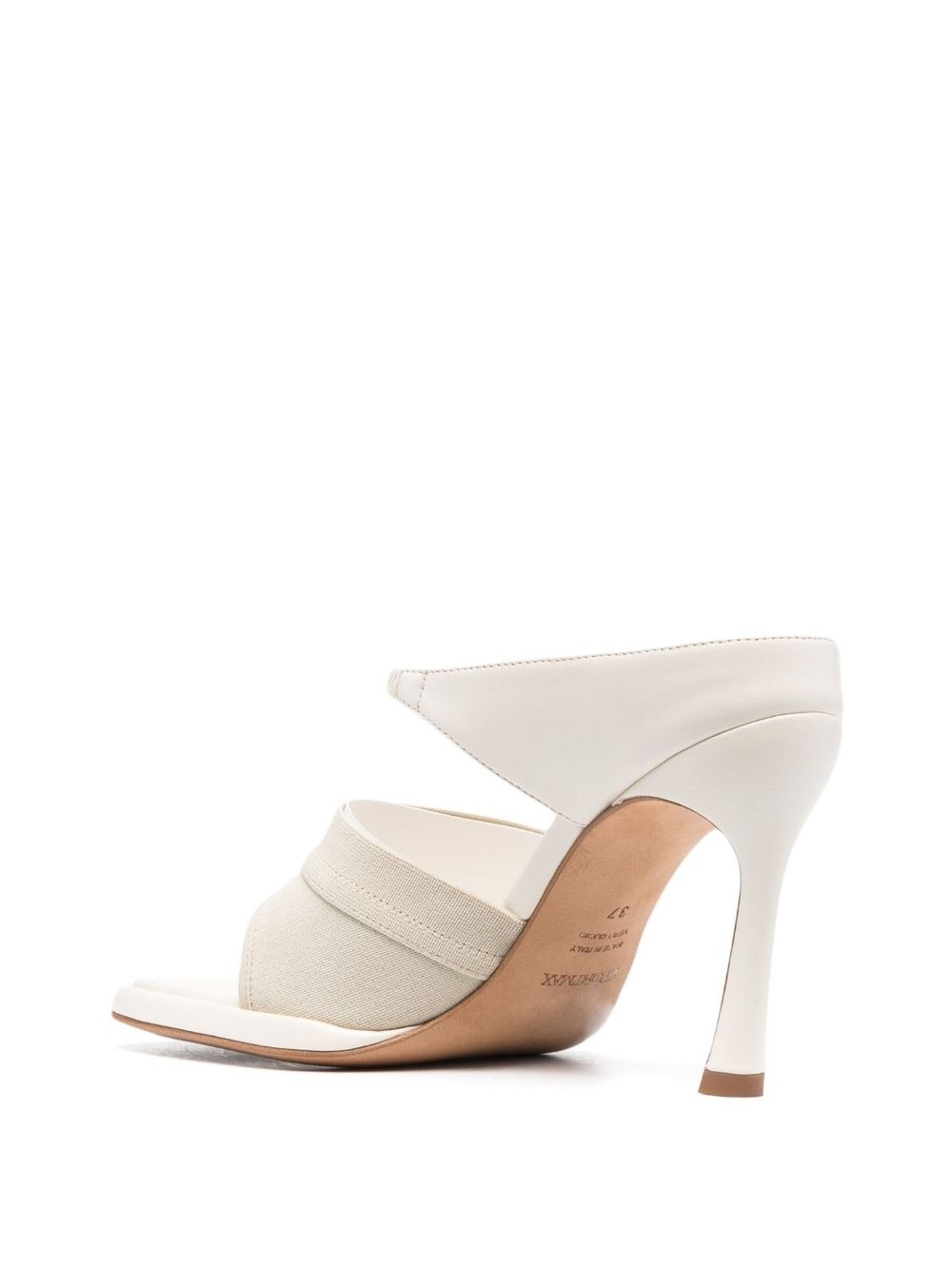 100mm thong-strap leather sandals - 3