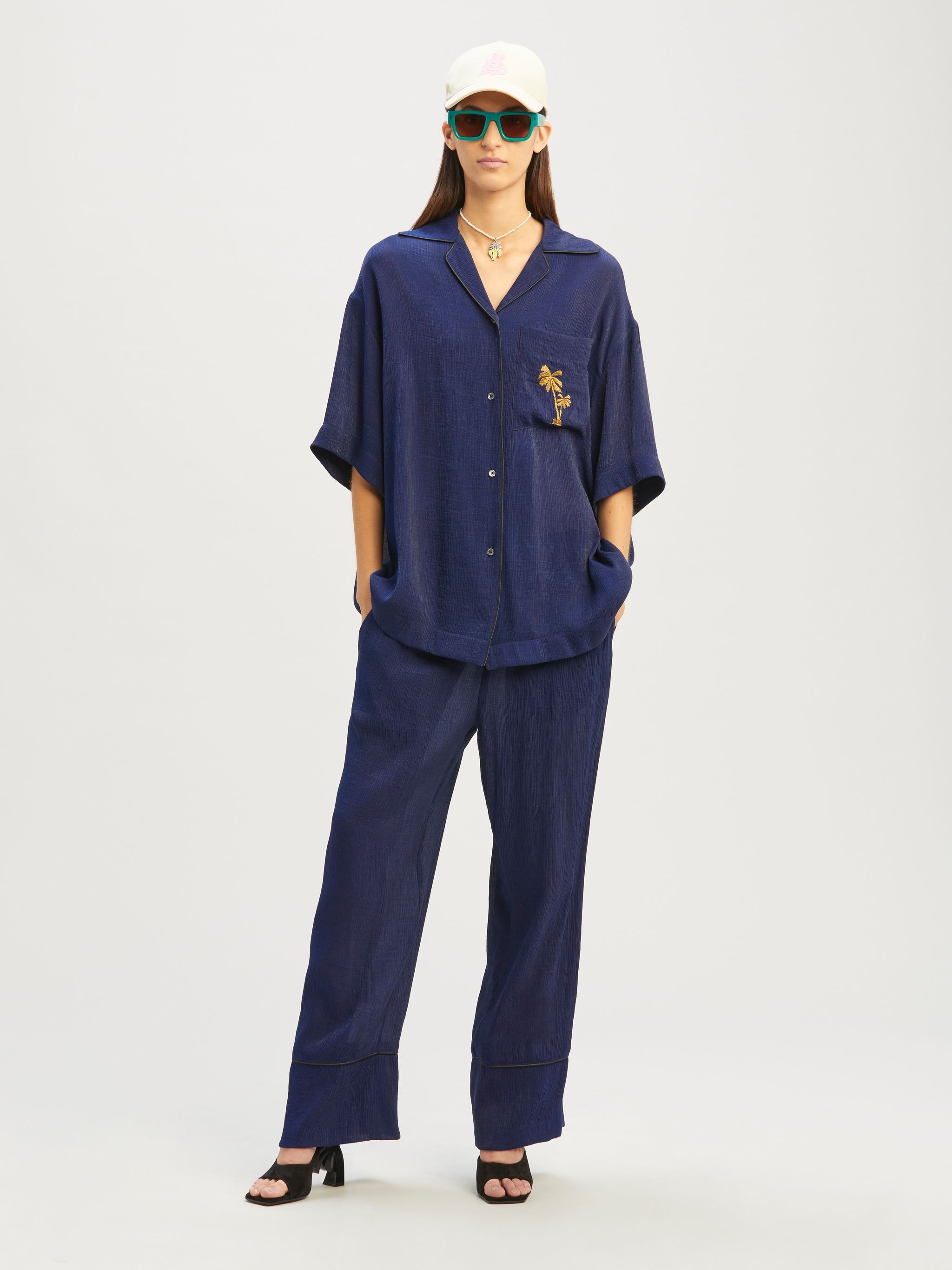 Soiree Pajama Bowling Shirt - 2