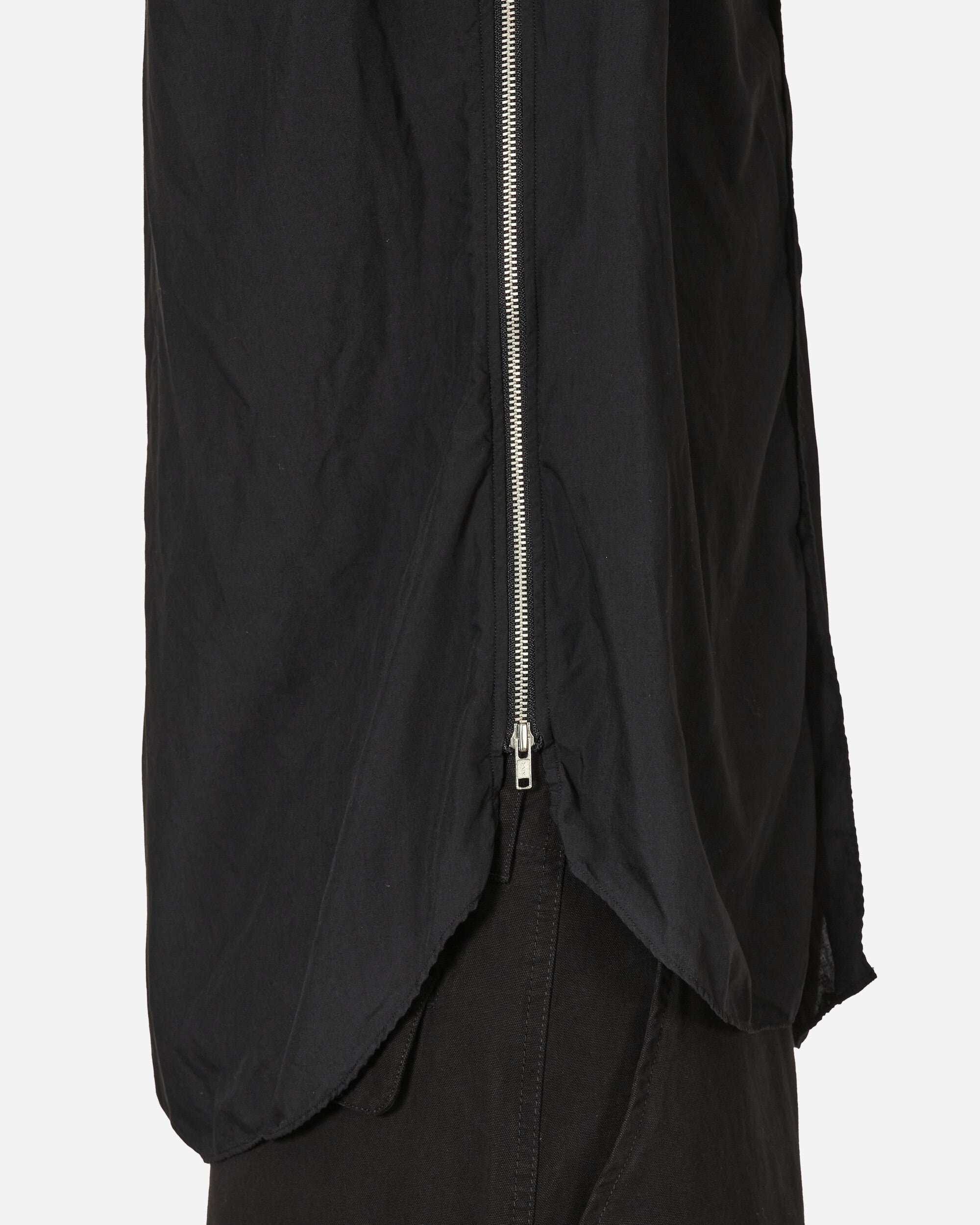 Zipped Longsleeve Shirt Black - 5